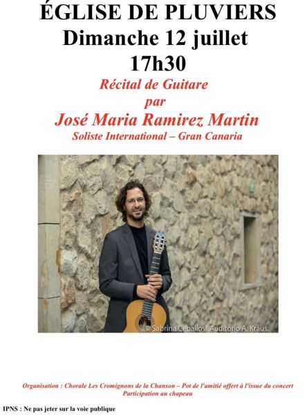 Recital de guitarra en Pluviers (Francia)