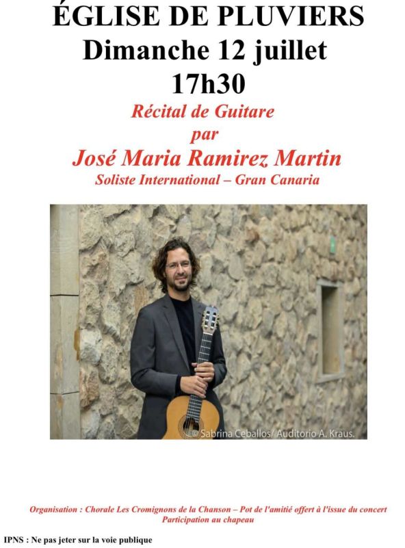 Recital de guitarra en Pluviers (Francia)